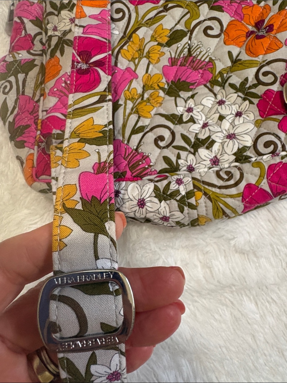 VERA BRADLEY MINI BACKPACK TEA GARDEN ( retired) - Picture 5 of 8